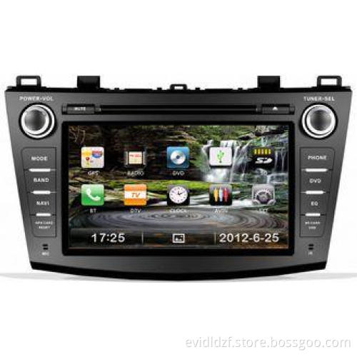 8 Inch USB 2010 2011 Mazda 3 Sat Nav DVD with Virtual 6 Di